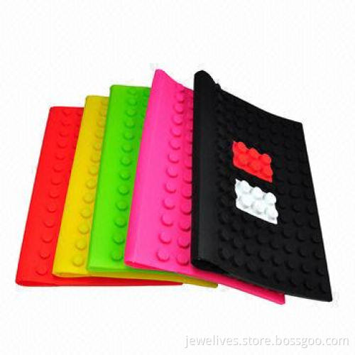 New design gift silicone book cover for book decorations